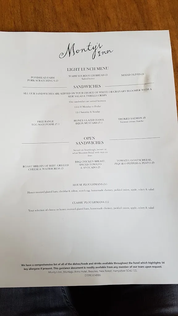 Menu_Monty's Inn_Kingdom_image_4