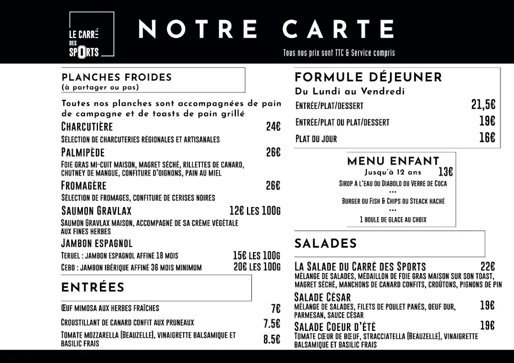Menu_Le Carré des Sports_Beauzelle_image_1