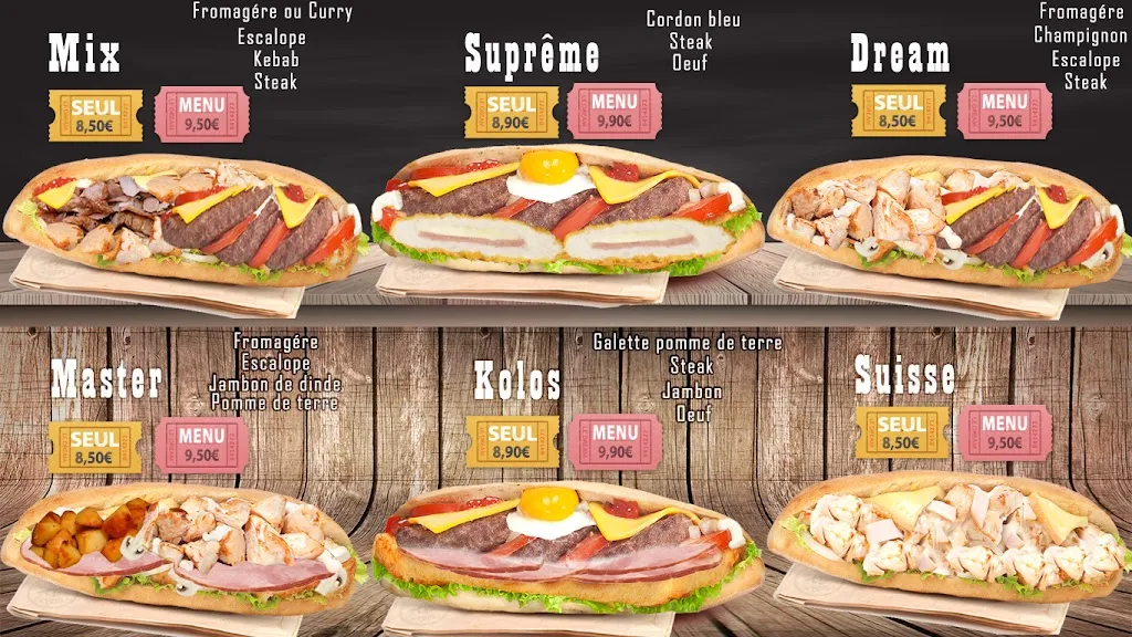 Menu_Le Dream Beaucaire_Beaucaire_immagine_1