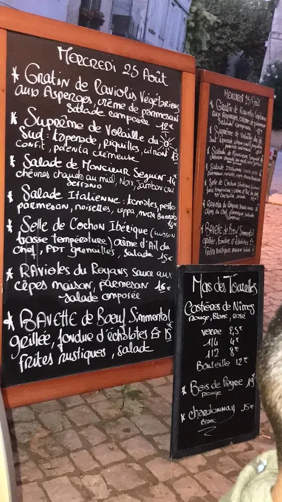 Menu_Bistro La Caseta_Tarascon_image_4