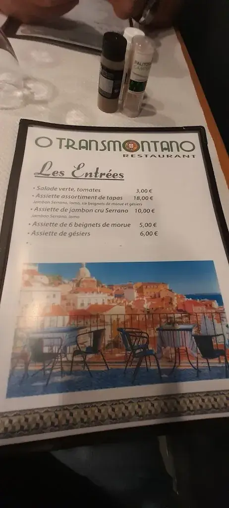 Menu_Restaurant O Transmontano... Spécialités portugaises_Roussillon_image_3