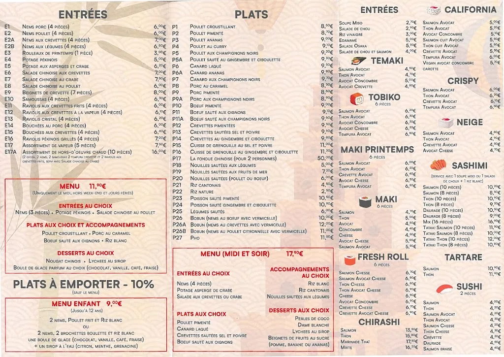 Menu_Festin D'Asie_Bédarieux_image_2