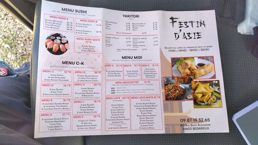 Menu_Festin D'Asie_Bédarieux_image_3