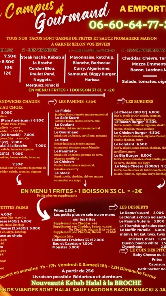 Le campus gourmand ristorante a Bédarieux