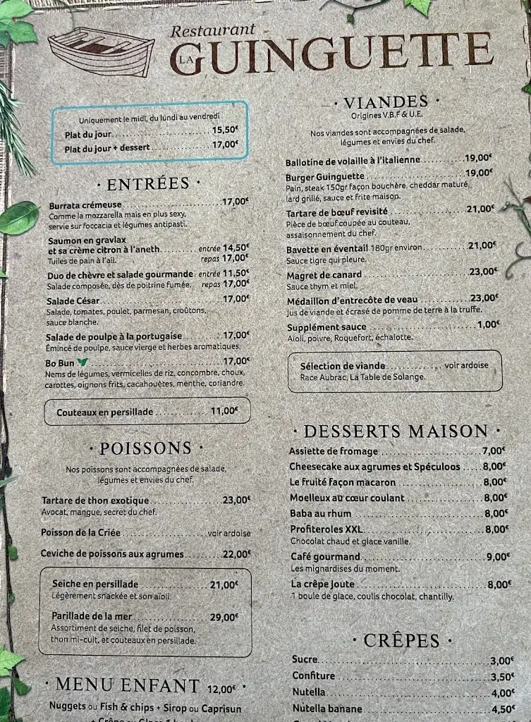 Menu_La Guinguette De Bessan_Bessan_image_1