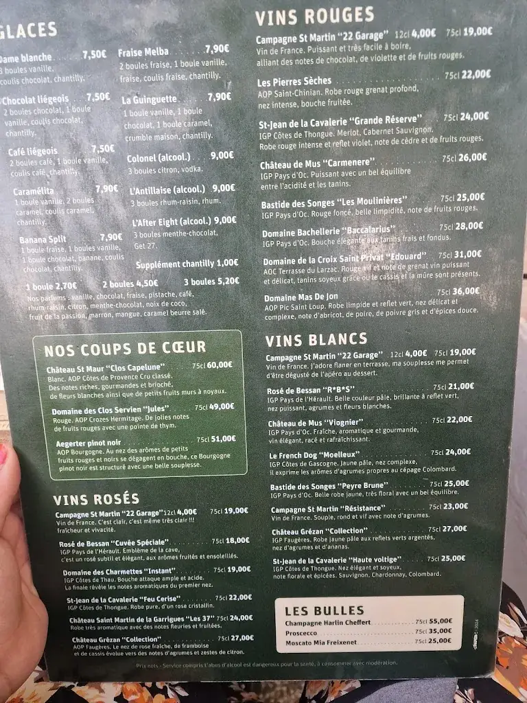 Menu_La Guinguette De Bessan_Bessan_image_4