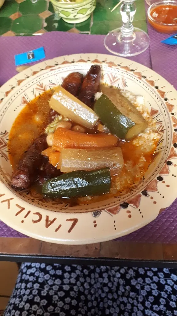 Menu_hotel restaurant l'acilya gastronomie marocaine_Roussillon_image_7