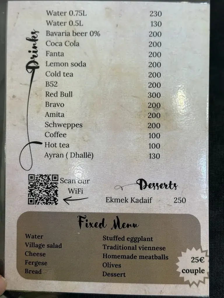 Menu_Rus Restaurant (Halal)_Albania_image_1