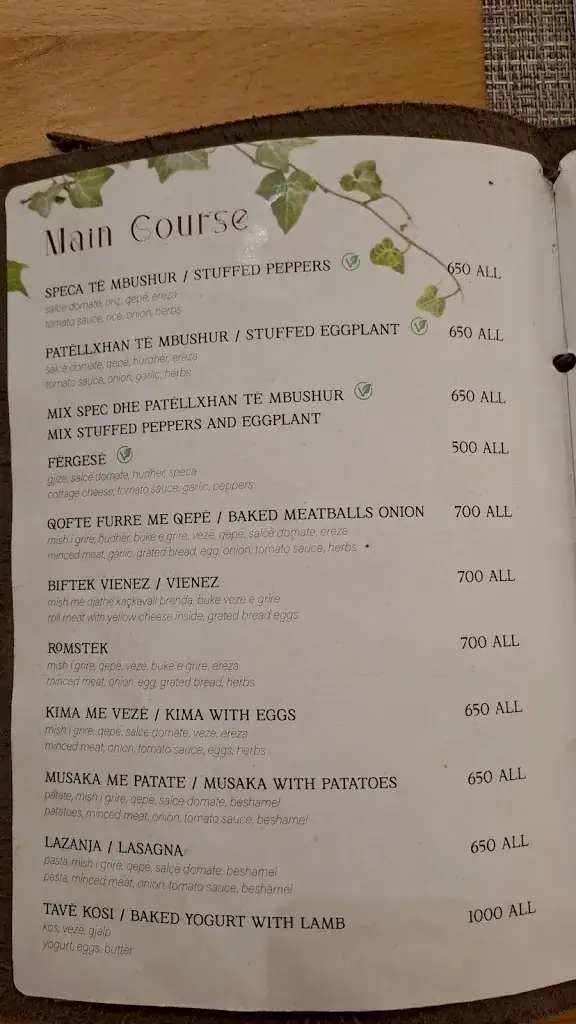 Menu_Eni Traditional Food Berat_Albania_image_3