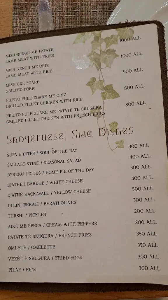 Menu_Eni Traditional Food Berat_Albania_image_4