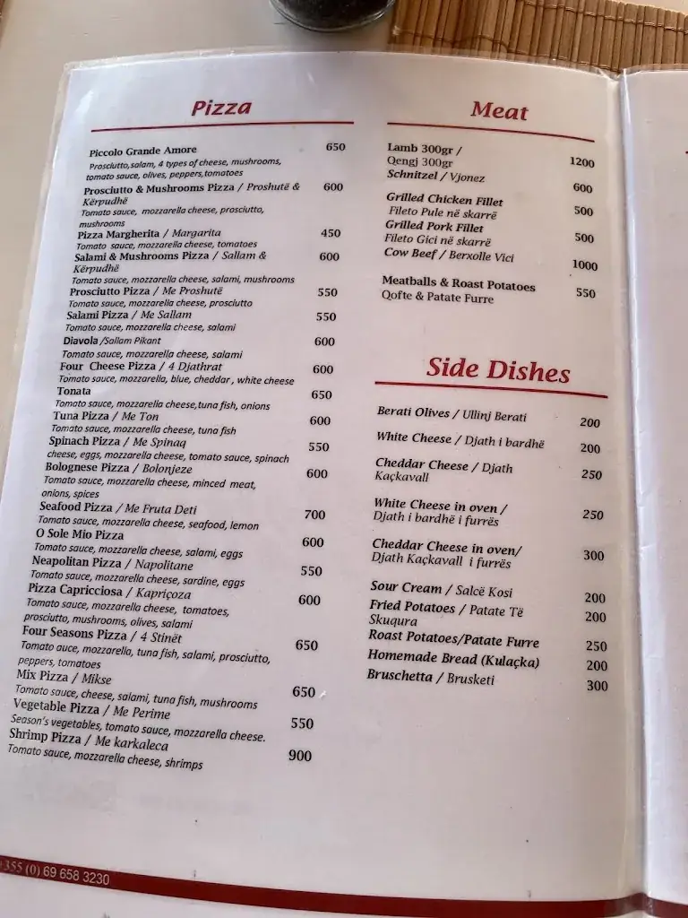 Menu_Piccolo Grande Amore_Albania_image_2