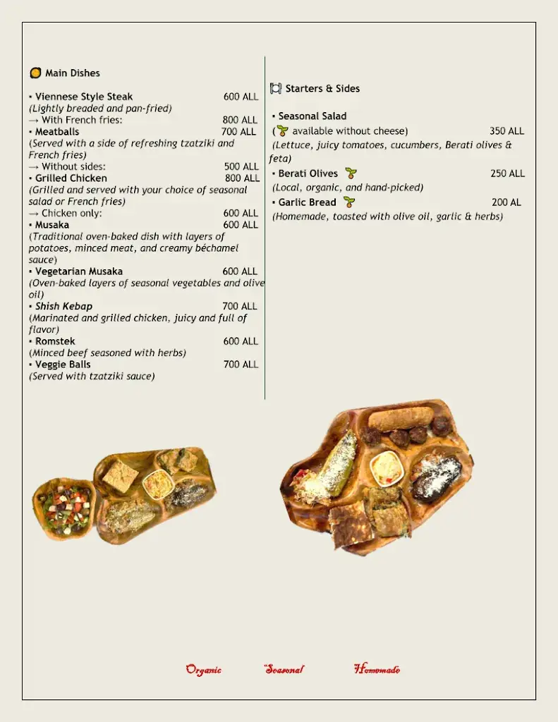 Menu_The Arch • Organic Kitchen_Albania_image_3