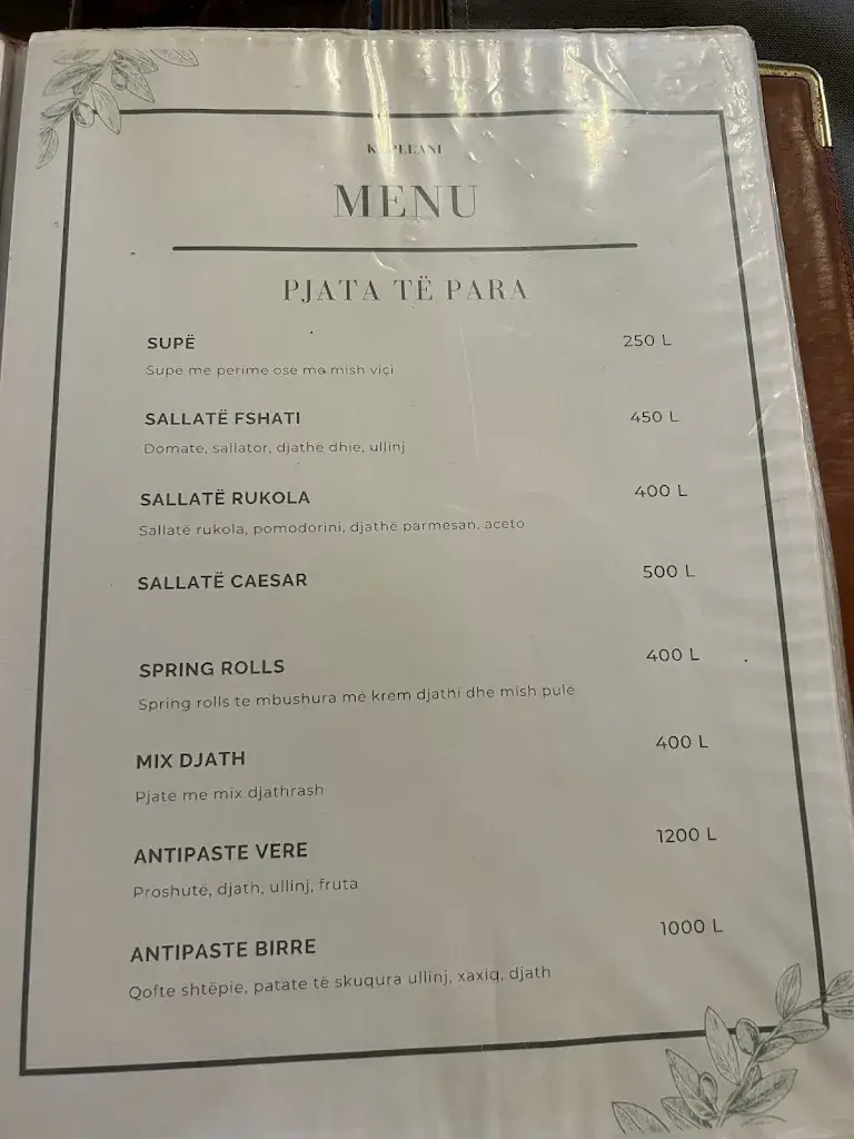 Menu_Restaurant Kapllani_Albania_image_3