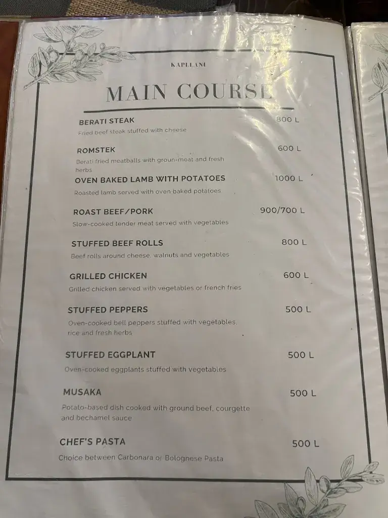 Menu_Restaurant Kapllani_Albania_image_4