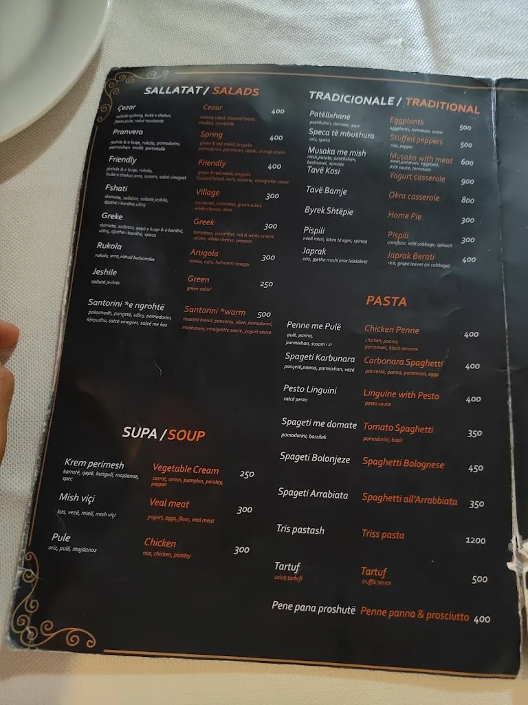 Menu_Friendly House_Albania_image_4