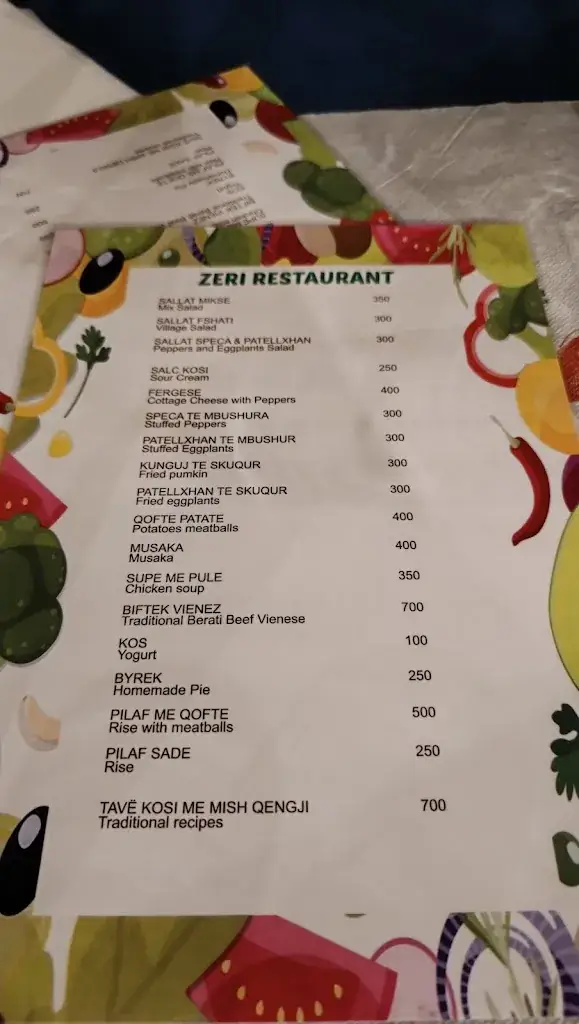 Menu_Zeri Traditional Food_Albania_image_4