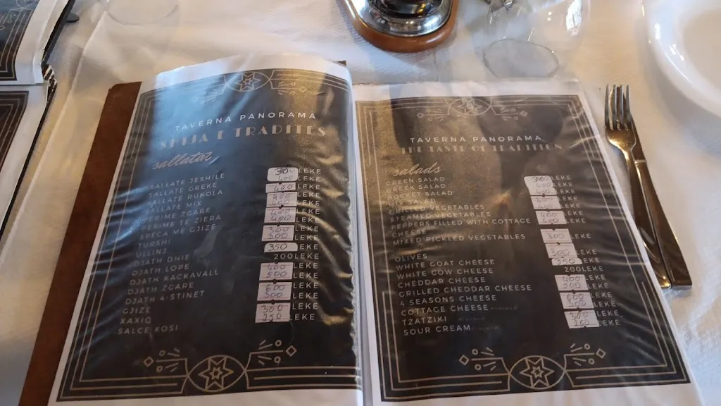 Menu_Taverna Panorama_Albania_image_1
