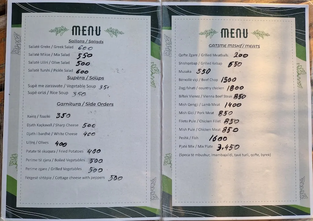 Menu_Taverna Lazaro_Albania_image_3