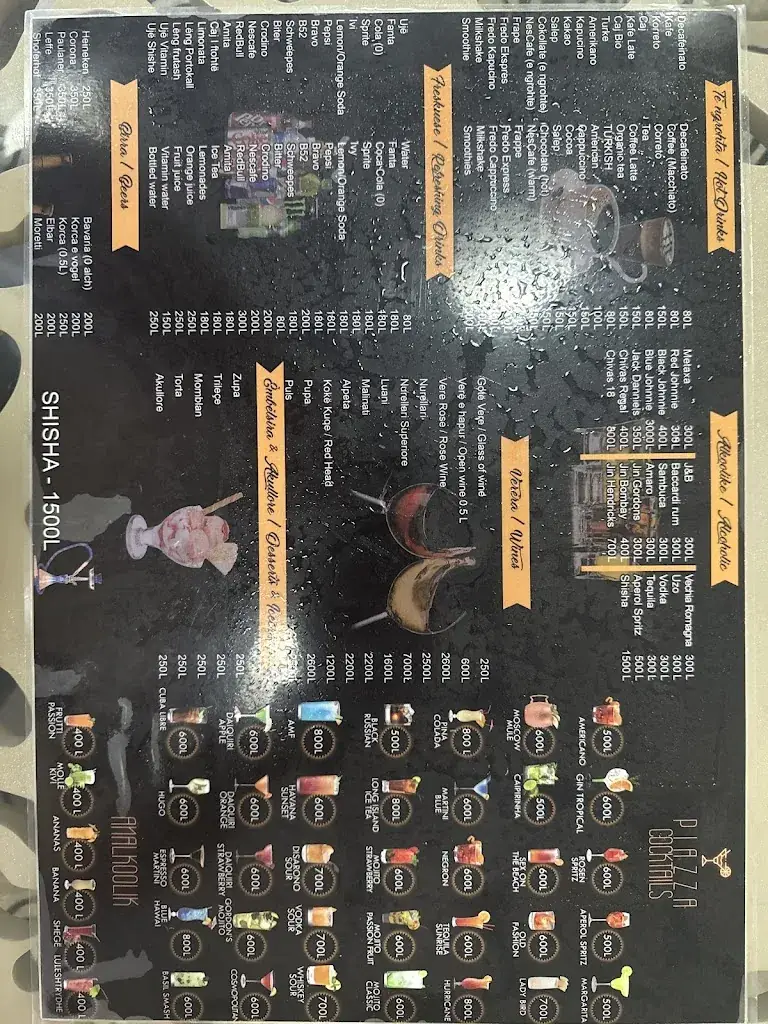 Menu_Bar Restaurant Piazza Grill_Albania_image_1