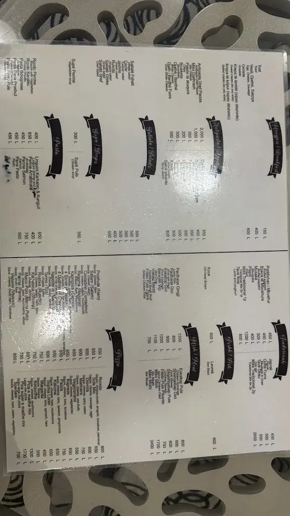 Menu_Bar Restaurant Piazza Grill_Albania_image_2