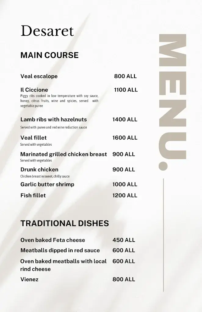 Menu_Restaurant Rezidenca Desaret_Albania_image_3