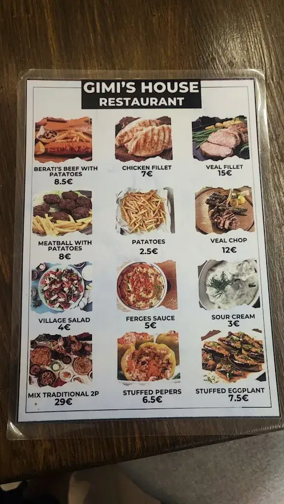 Menu_Gimis House Hotel & Restaurant_Albania_image_3