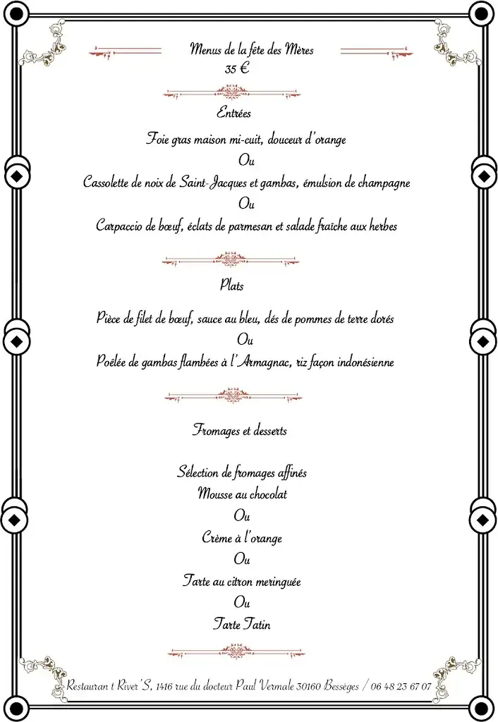 Menu_River'S_Bessèges_image_1