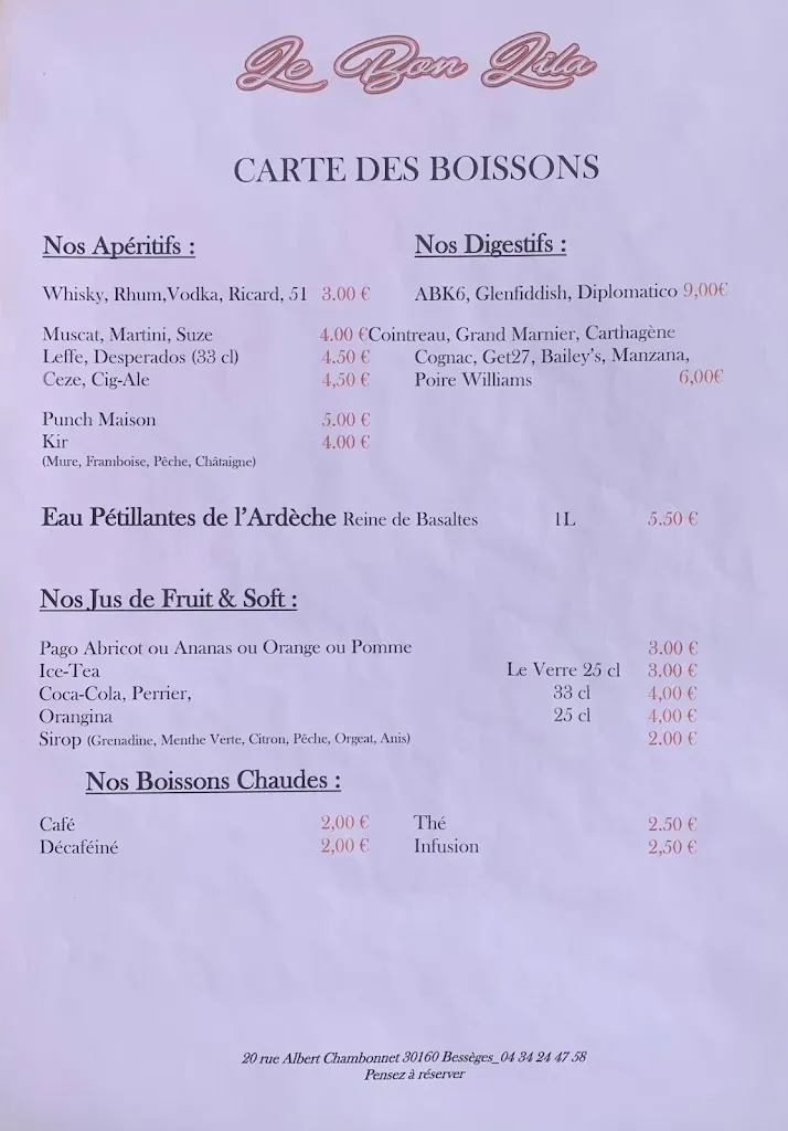 Menu_Restaurant Le Bon LiLa_Bessèges_image_3