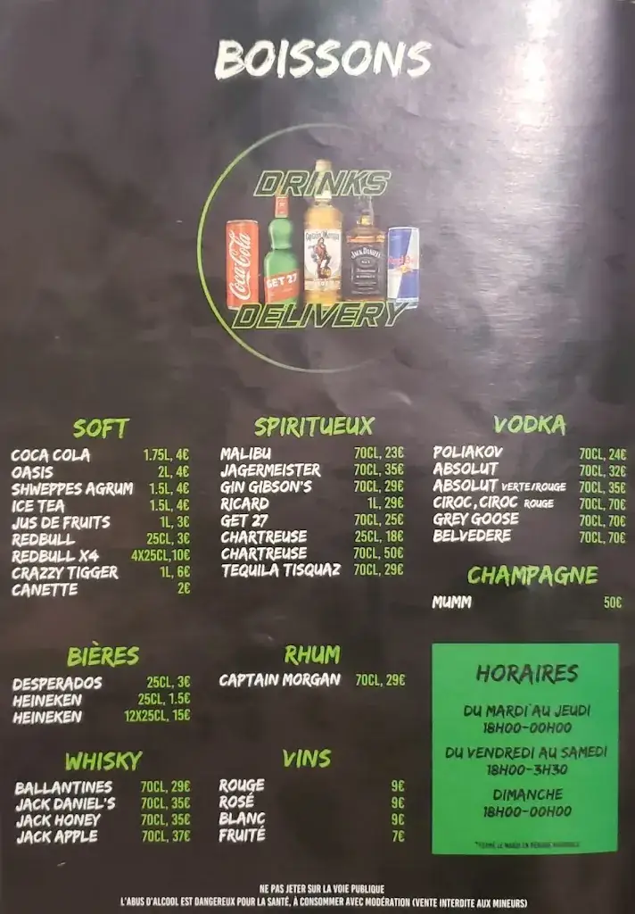 Menu_NIGHT SHOP in CHARTREUSE_Échelles_immagine_1