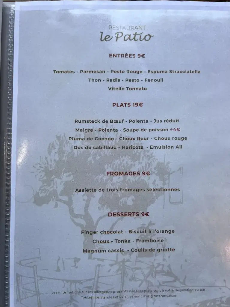 Menu_Le Patio_Béziers_image_3