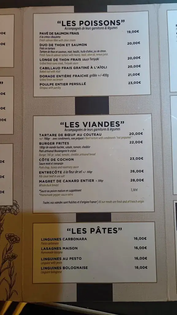 Menu_Restaurant Brasserie du Palais Béziers_Béziers_immagine_3