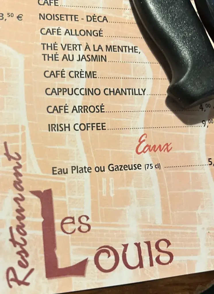 Menu_Les Louis_Béziers_image_1