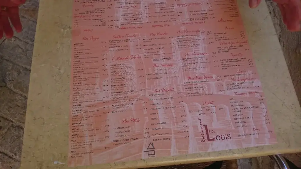 Menu_Les Louis_Béziers_image_4
