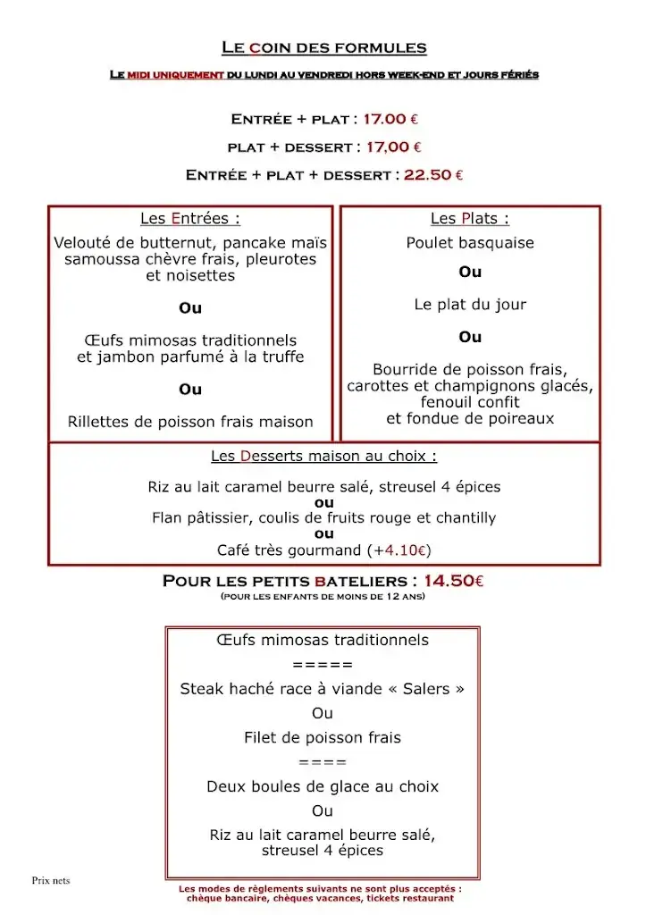 Menu_Restaurant L'Ecluse Beziers_Villeneuve-lès-Béziers_image_4