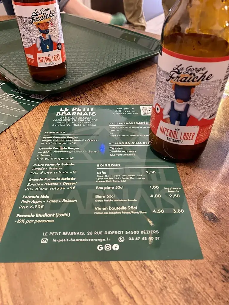 Menu_Le Petit Béarnais_Béziers_immagine_3