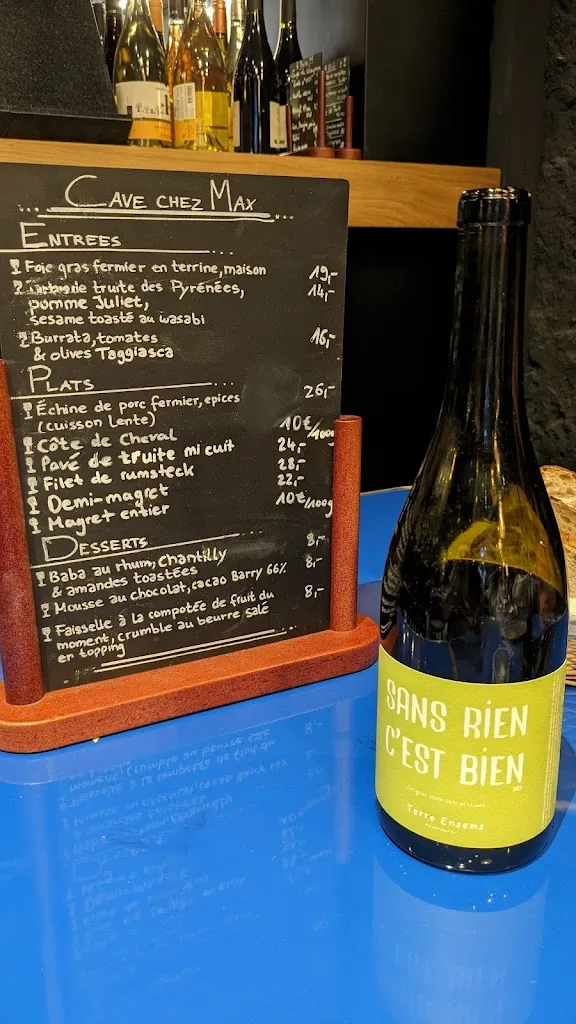 Menu_La Cave Chez Max_Béziers_image_1