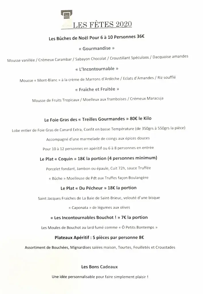 Menu_Ô petits Bontemps_Béziers_image_1