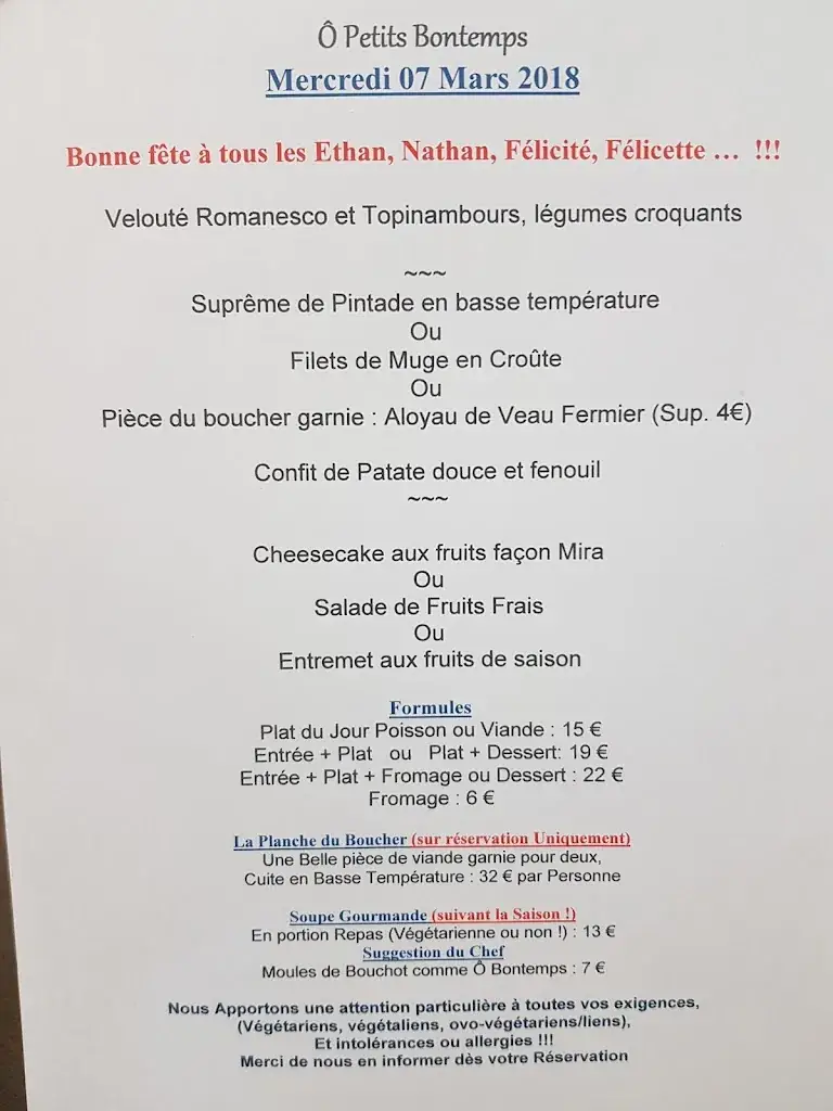 Menu_Ô petits Bontemps_Béziers_image_4