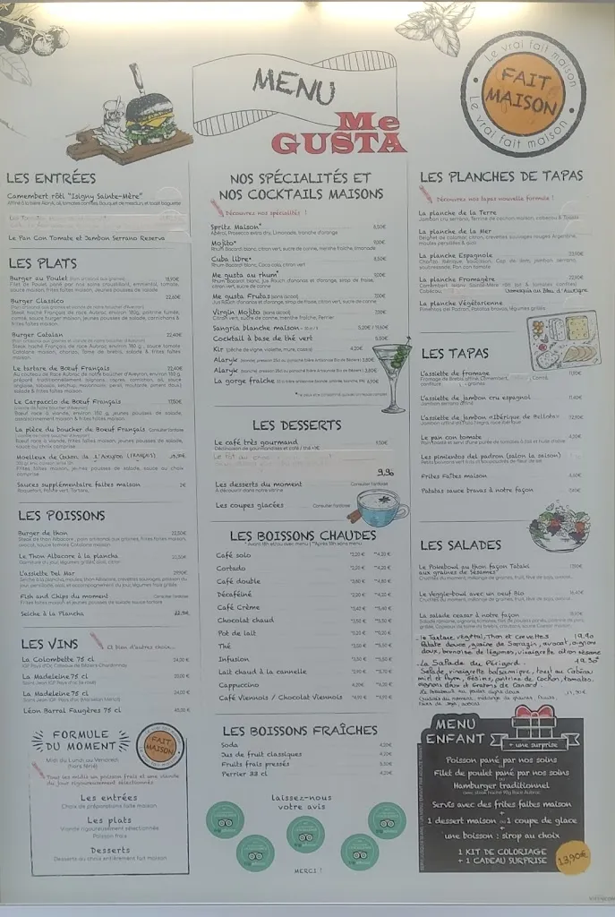 Menu_Me Gusta Tapas_Béziers_image_1