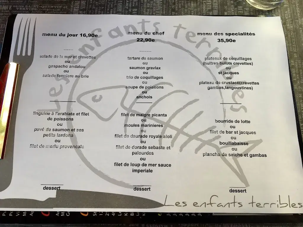 Menu_Les Enfants Terribles_Villeneuve-lès-Béziers_immagine_4