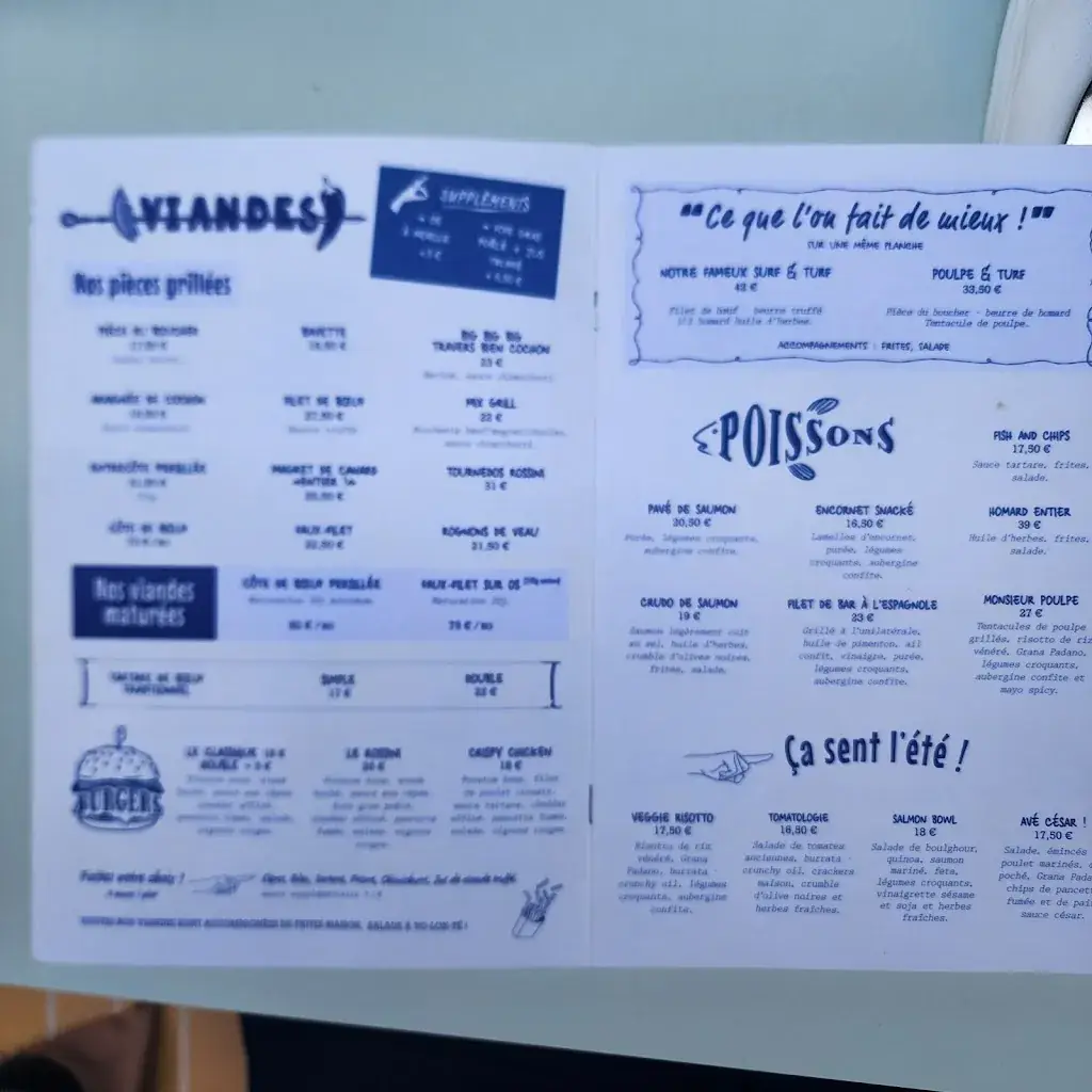 Menu_La Côte et L'Arête - Blagnac_Blagnac_image_4