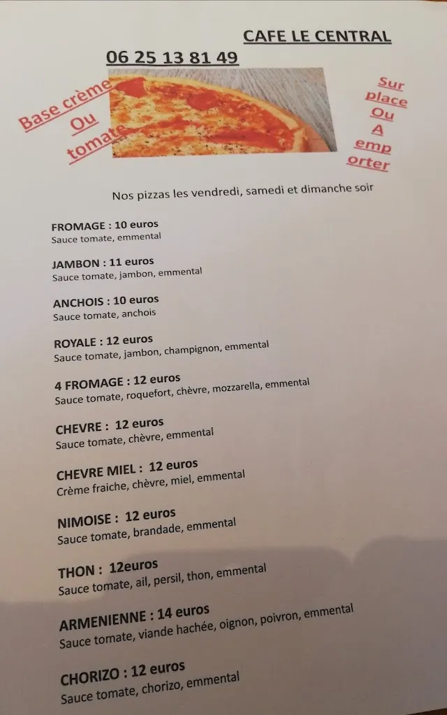 Menu_Café le Central_Blauzac_image_2