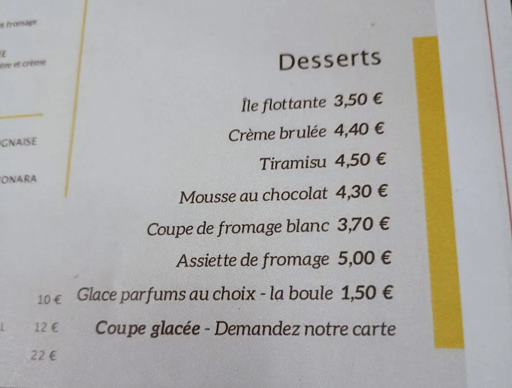 Menu_Grand Café de La Poste_Carmaux_image_4