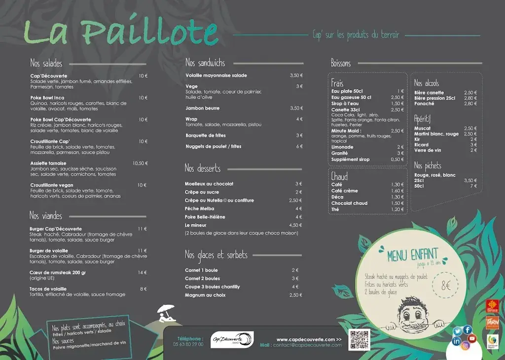 Menu_La Paillote_Garric_image_1
