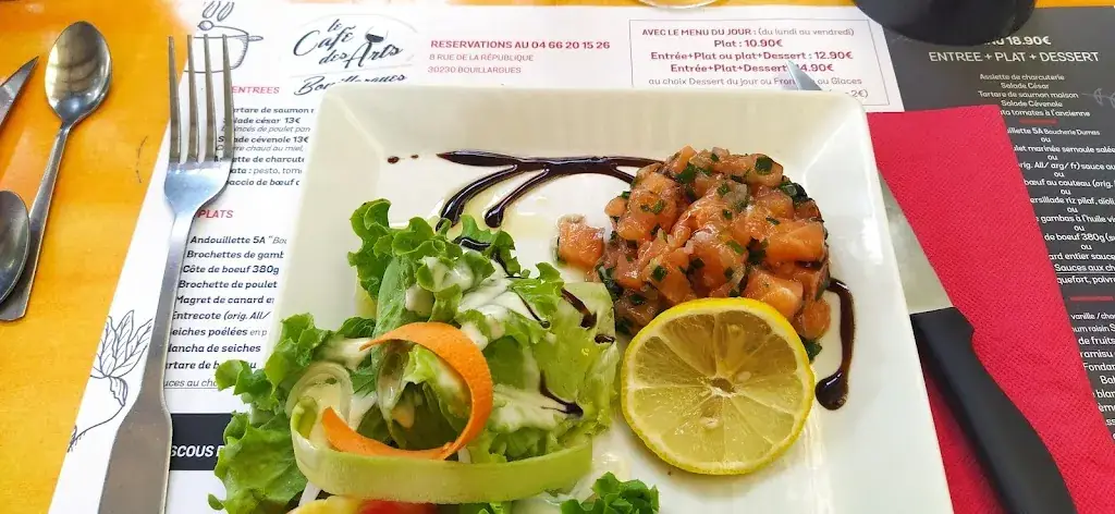 Menu_Café Restaurant des Arts_Bouillargues_immagine_9