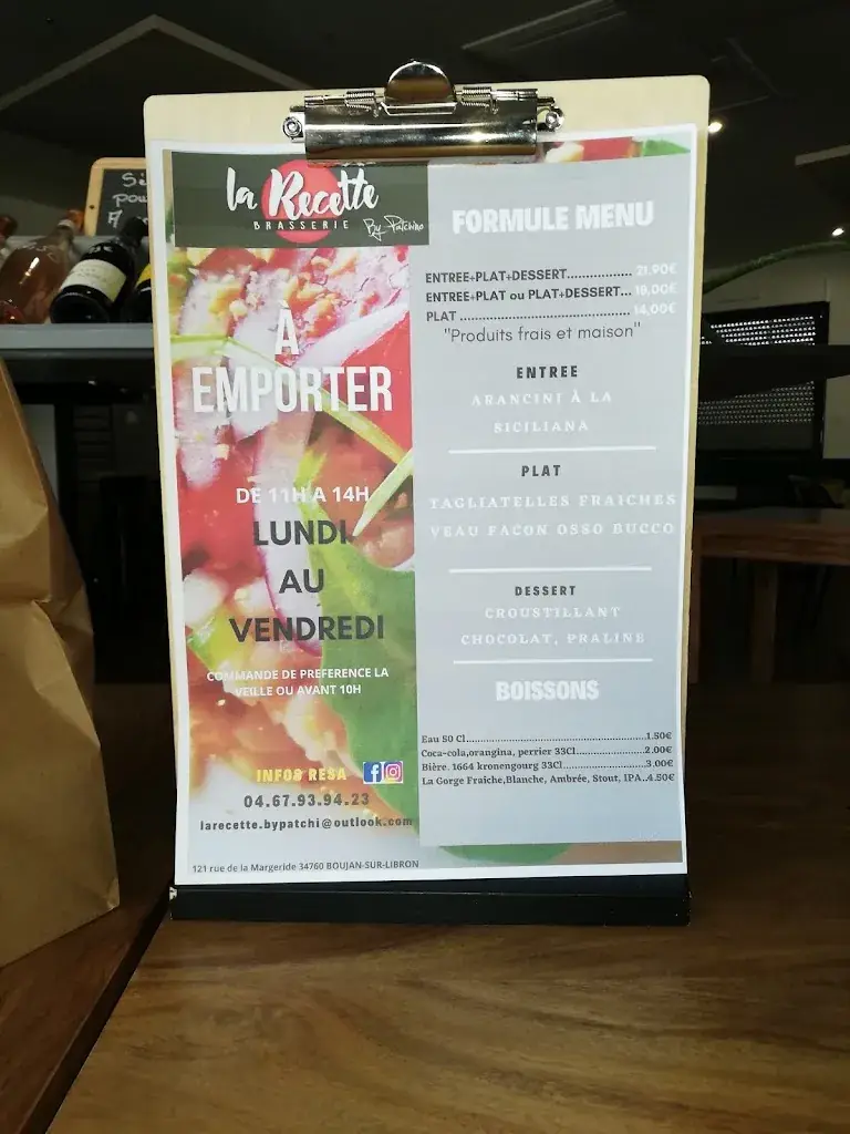 Menü_La Recette by Patchino_Boujan-sur-Libron_Bild_2