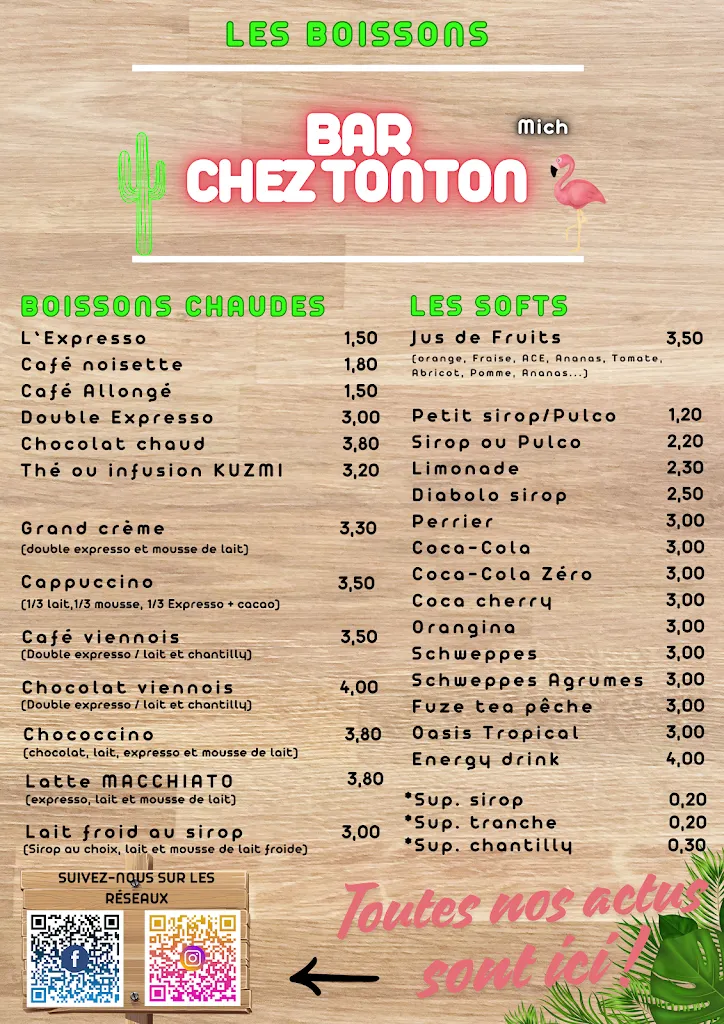 Menu_Bar CHEZ TONTON_Touvet_image_3