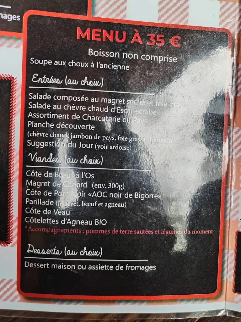 Menu_L'Auberge Champêtre_Escanecrabe_image_2
