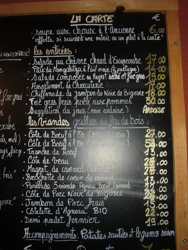 Menu_L'Auberge Champêtre_Escanecrabe_image_4