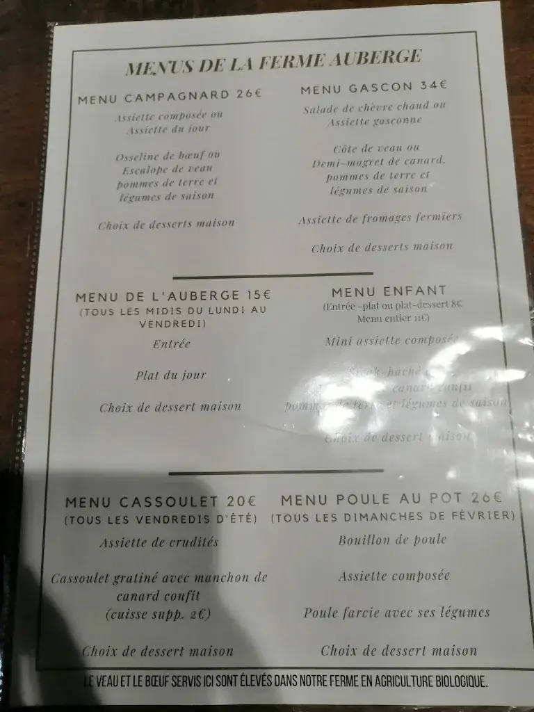 Menu_Auberge de Peguilhan_Péguilhan_image_2